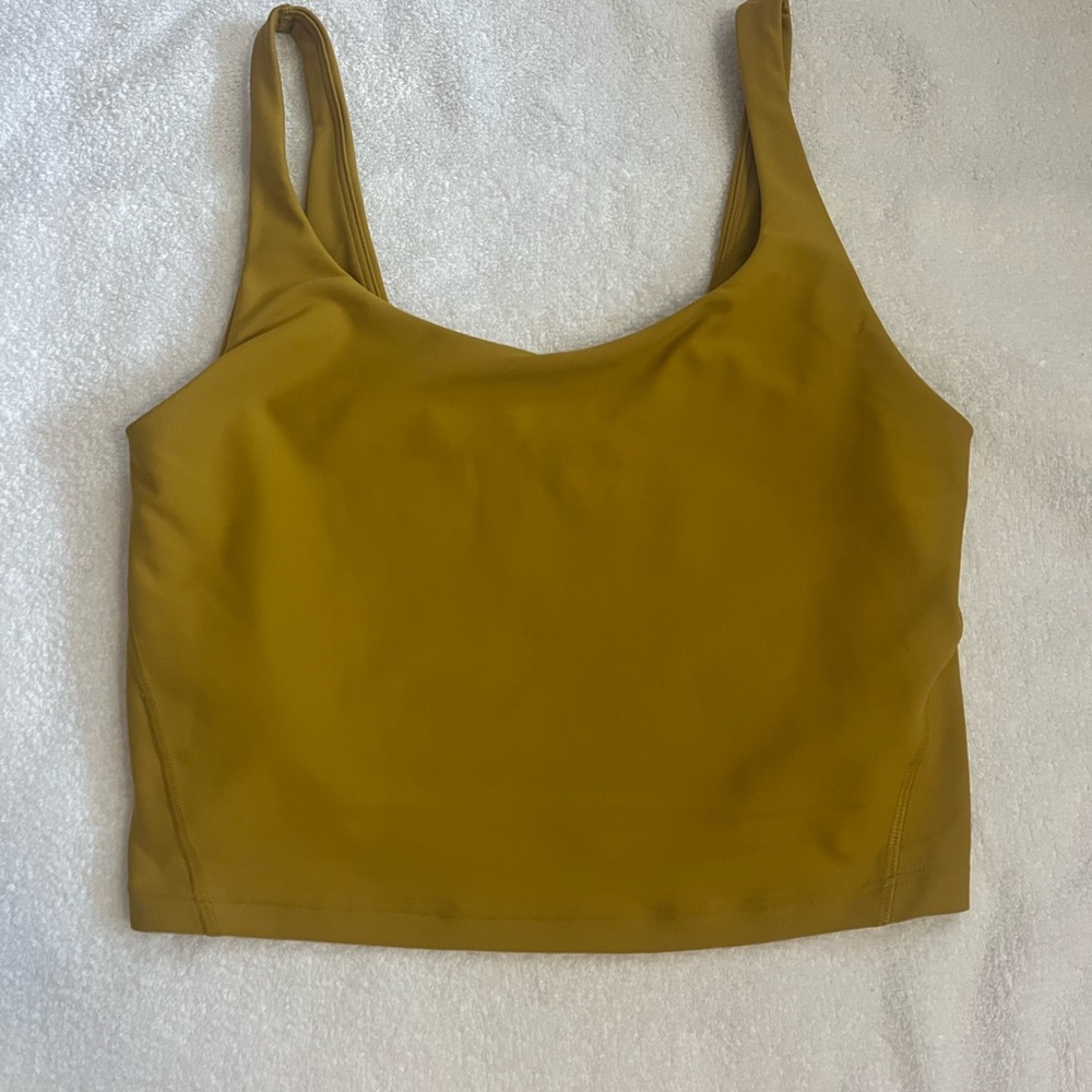 Mustard Yellow Women's athletic Top